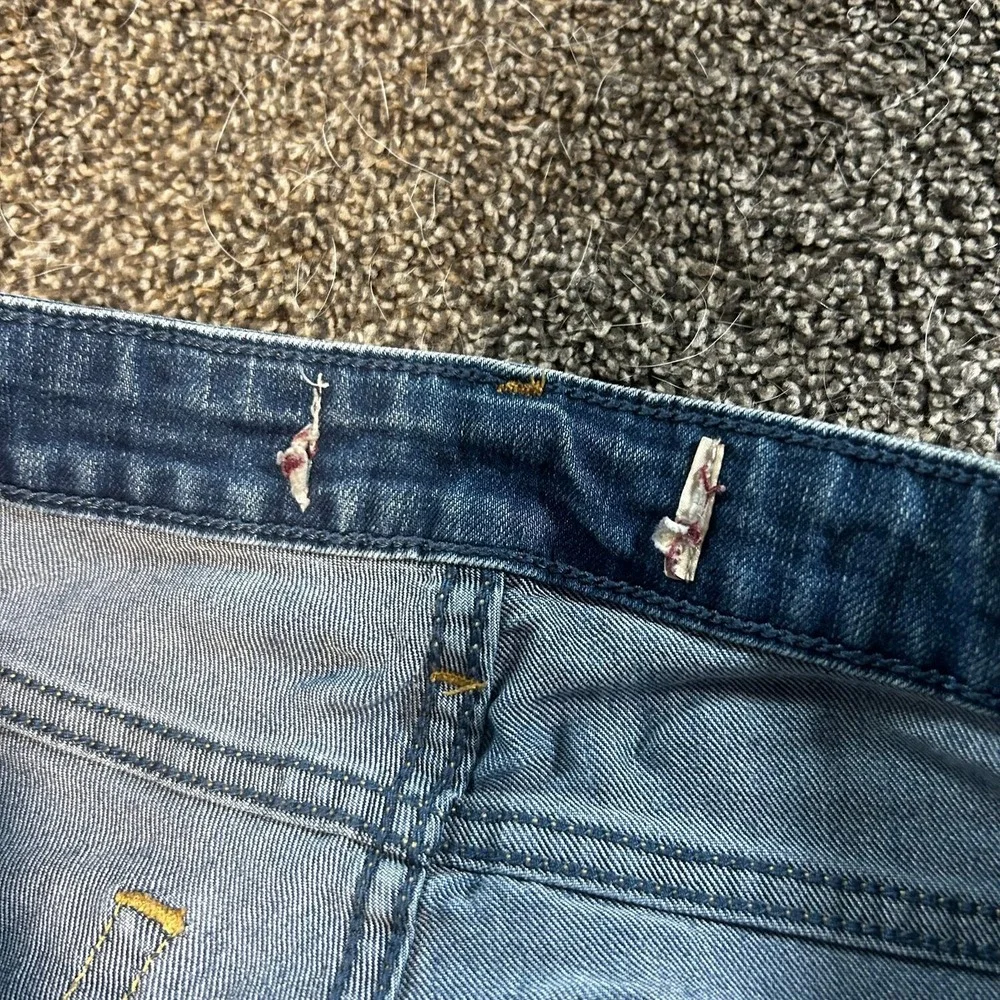 Hollister Super Skinny Jeans Womens 28 Dark Blue Good Distressed Low Rise